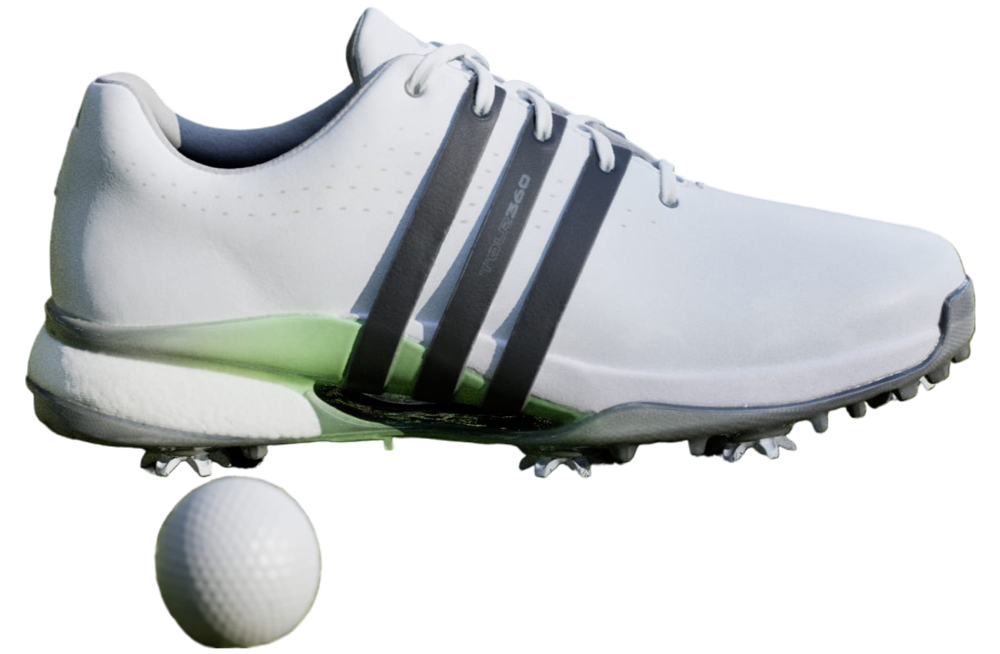 Adidas Tour360 24 Golf Cloud White / Green Spark