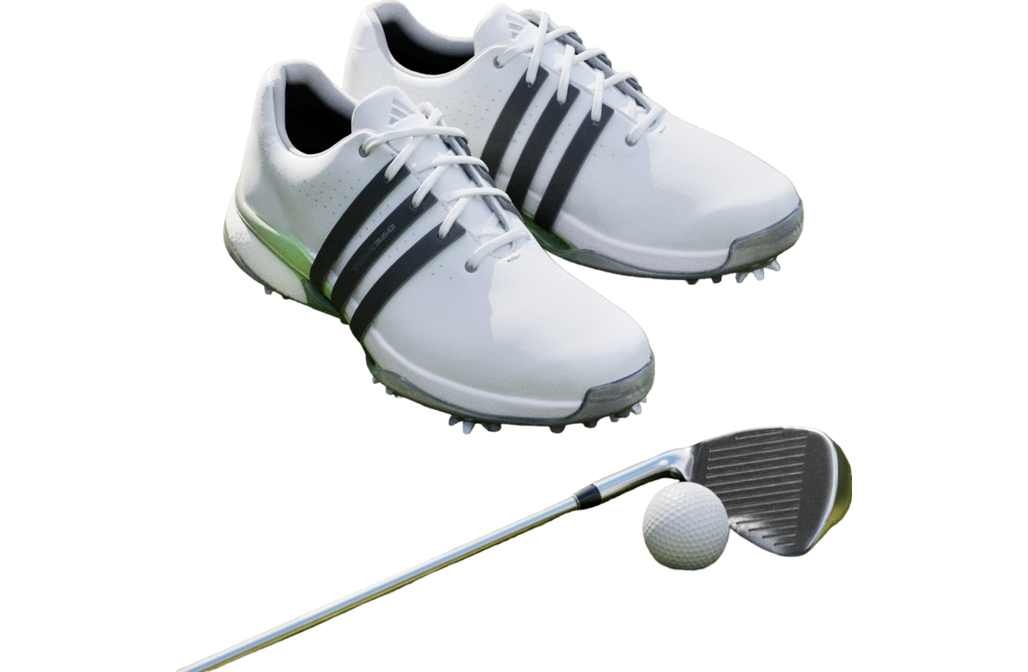 Adidas Tour360 24 Golf Cloud White / Green Spark