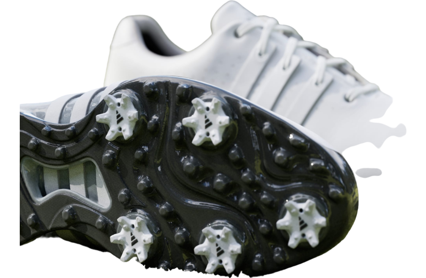 Adidas Tour360 24 Golf Cloud White / Silver Metallic