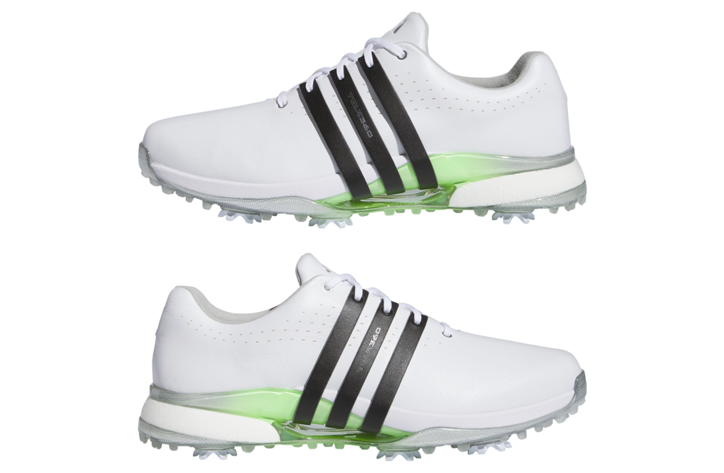 Adidas Tour360 24 Wide Golf Cloud White / Green Spark