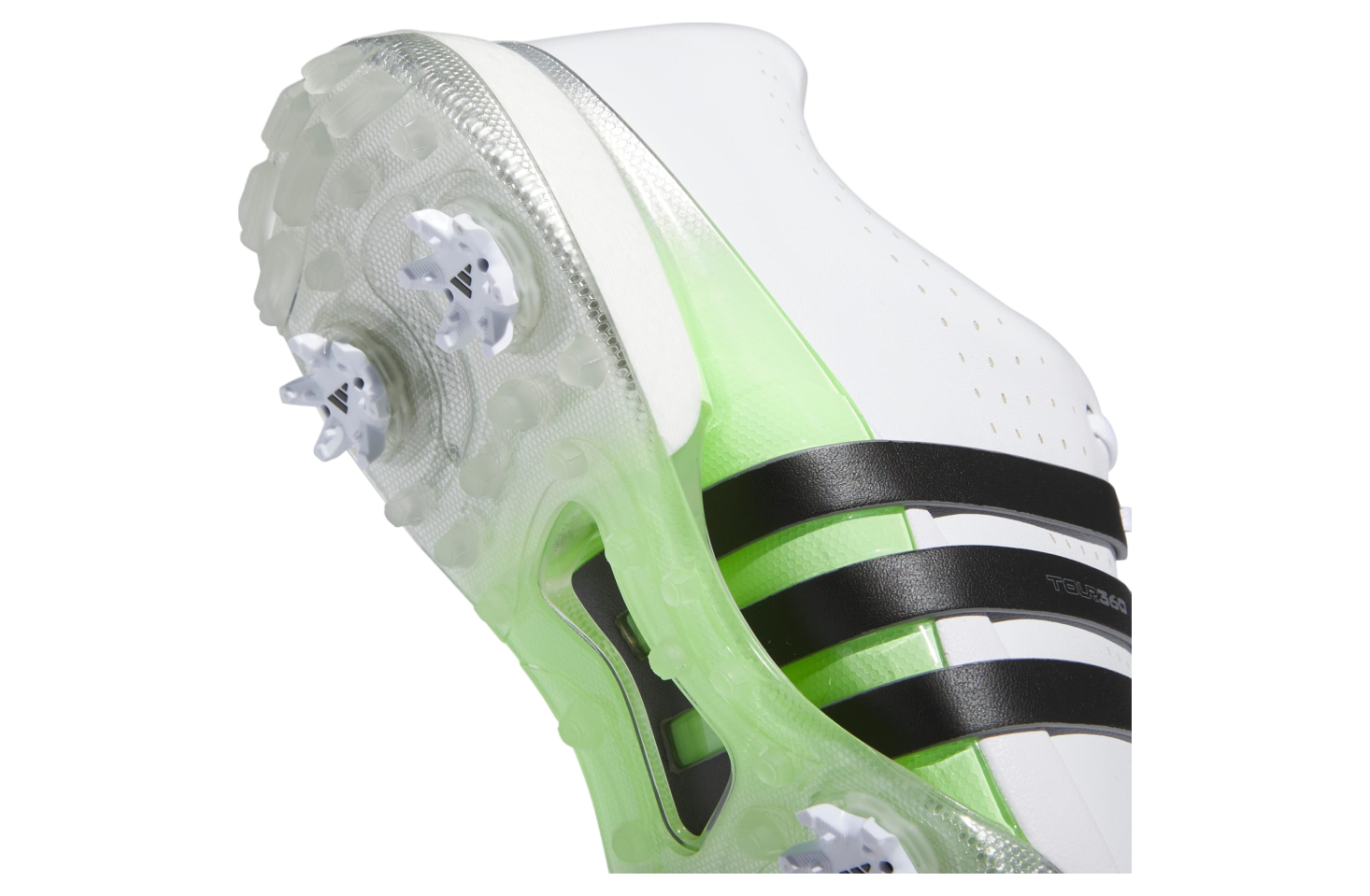 Adidas Tour360 24 Wide Golf Cloud White / Green Spark