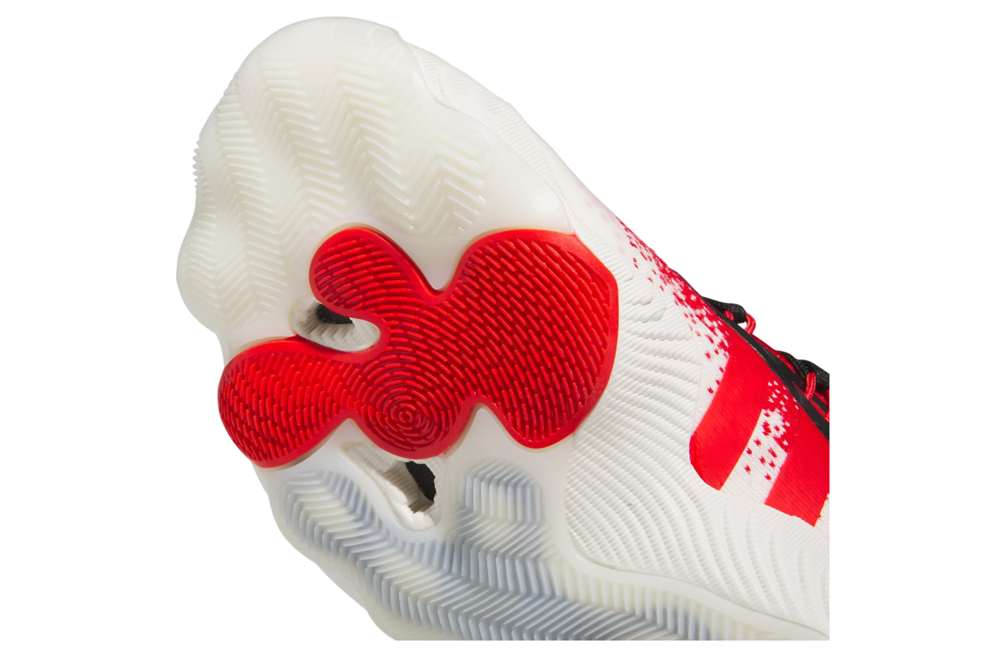 Adidas Trae Young 3 GS Off White / Vivid Red