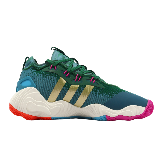 Adidas Trae Young 3 Team Dark Green / Gold Metallic