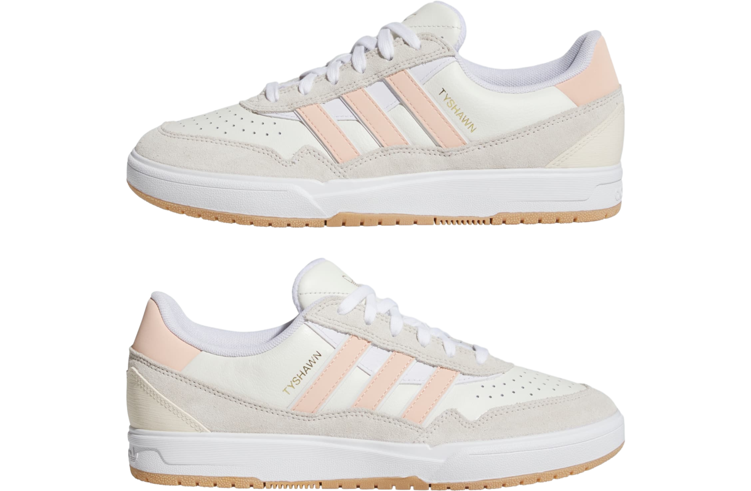 Adidas Tyshawn Ii Wonder White / Powder Coral