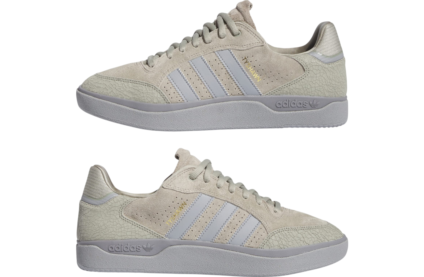 Adidas Tyshawn Low Silver Pebble / Grey Three