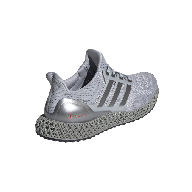 adidas Ultra 4D Silver Metallic Solar Red