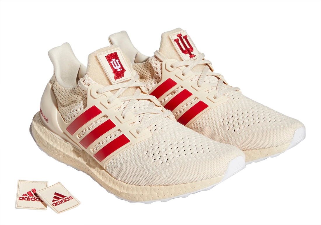 adidas White/Red Louisville Cardinals Ultraboost 1.0 Running Shoe