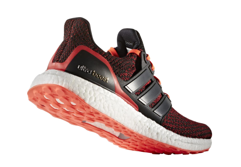 adidas Ultra Boost 2.0 GS Core Black Solar Red S80373