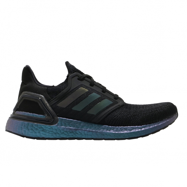 adidas Ultra Boost 2020 Core Black Signal Cyan