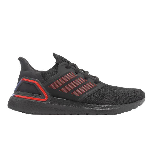 adidas Ultra Boost 2020 Core Black Vivid Red