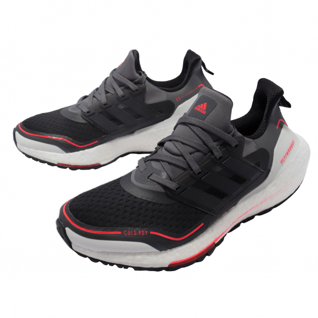 adidas Ultra Boost 2021 COLD.RDY Grey Five Solar Red