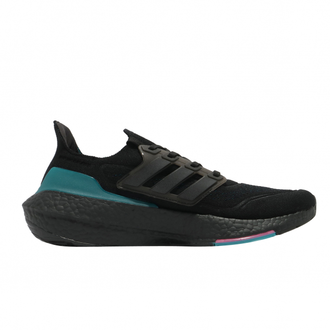 adidas Ultra Boost 2021 Core Black Carbon Active Teal FZ1921