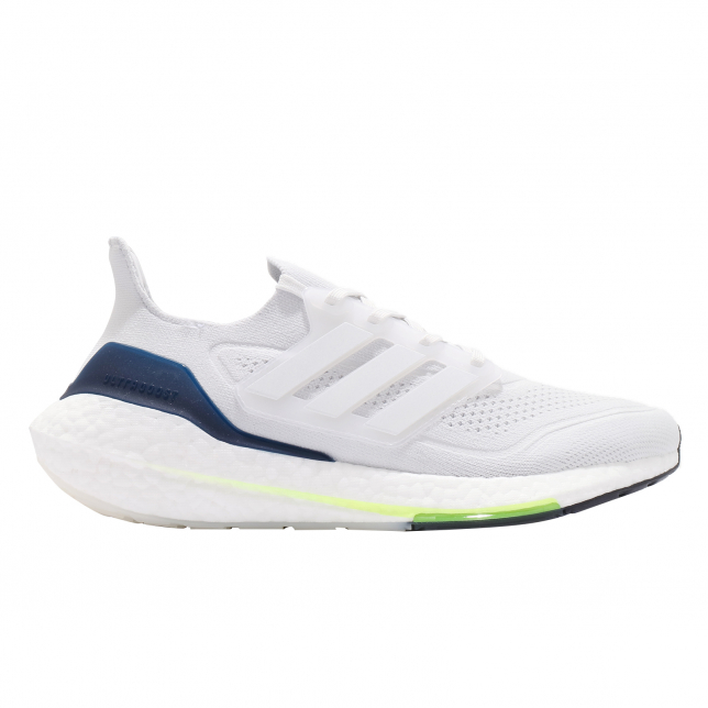 adidas Ultra Boost 2021 Crystal White Solar Yellow