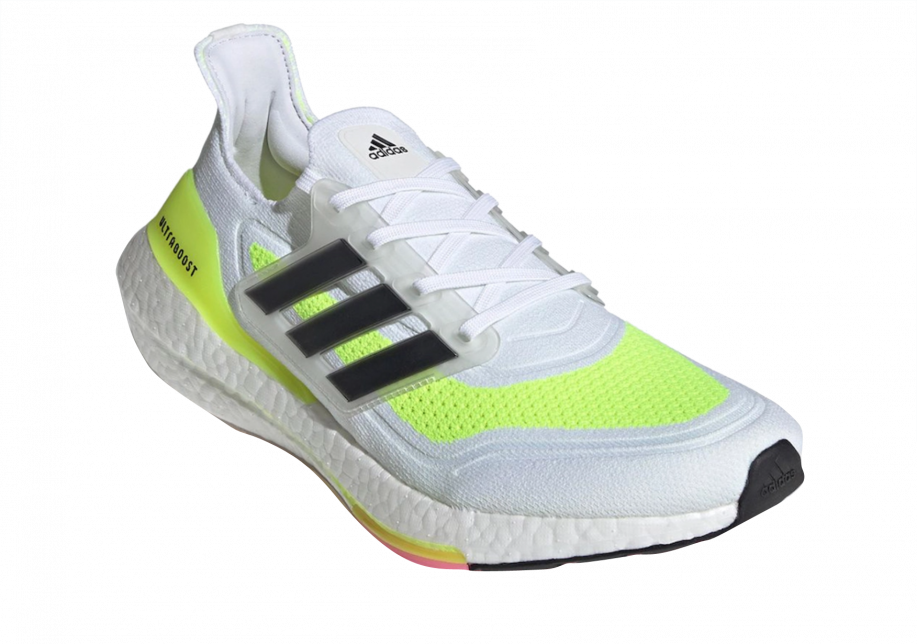 adidas Ultra Boost 2021 Footwear White Solar Yellow FY0377
