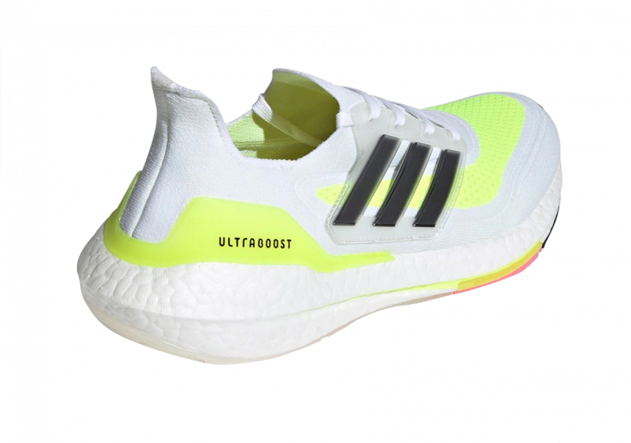 adidas Ultra Boost 2021 Footwear White Solar Yellow FY0377