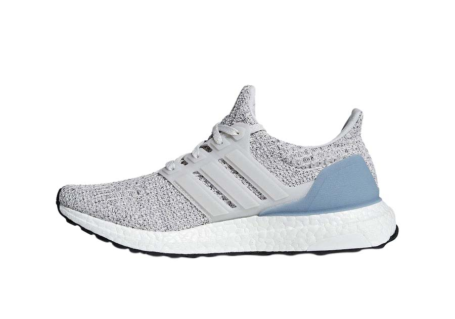 grey and blue ultra boost