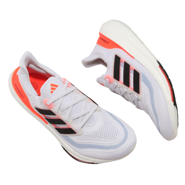 adidas Ultra Boost Light Footwear White Solar Red HQ6351