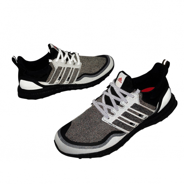 adidas Ultra Boost Reflective Core Black Grey Three