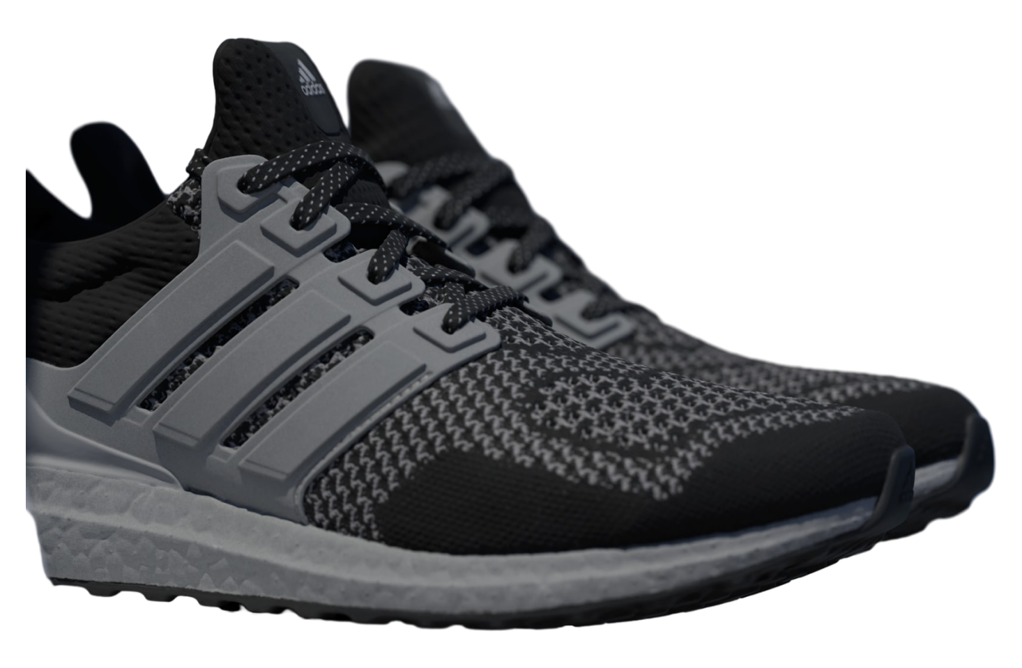 Adidas Ultraboost 1.0 Core Black / Silver Metallic
