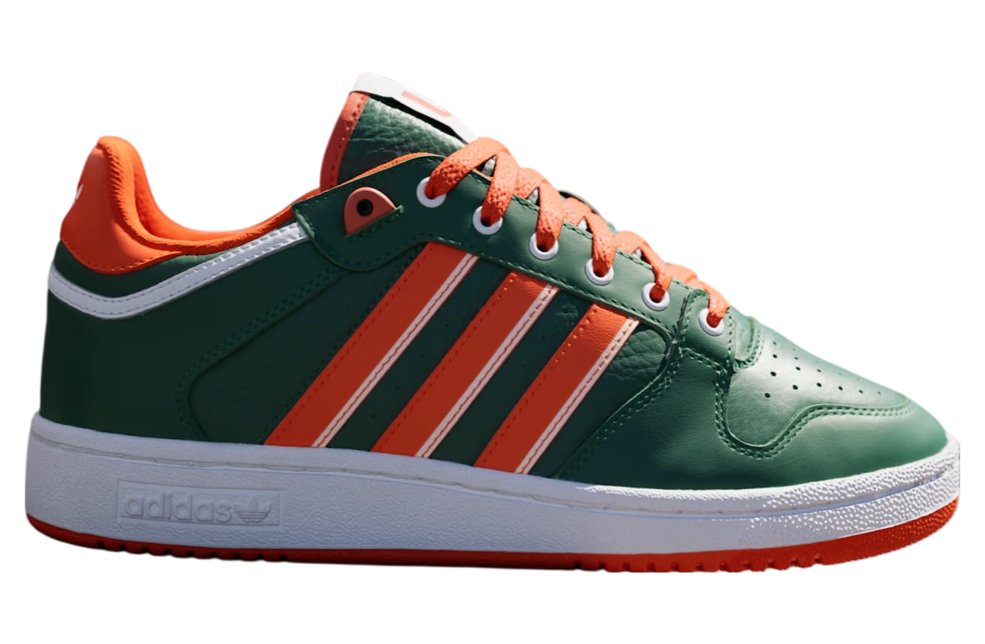 Adidas University of Miami Centennial RM Dark Green / Collegiate Orange