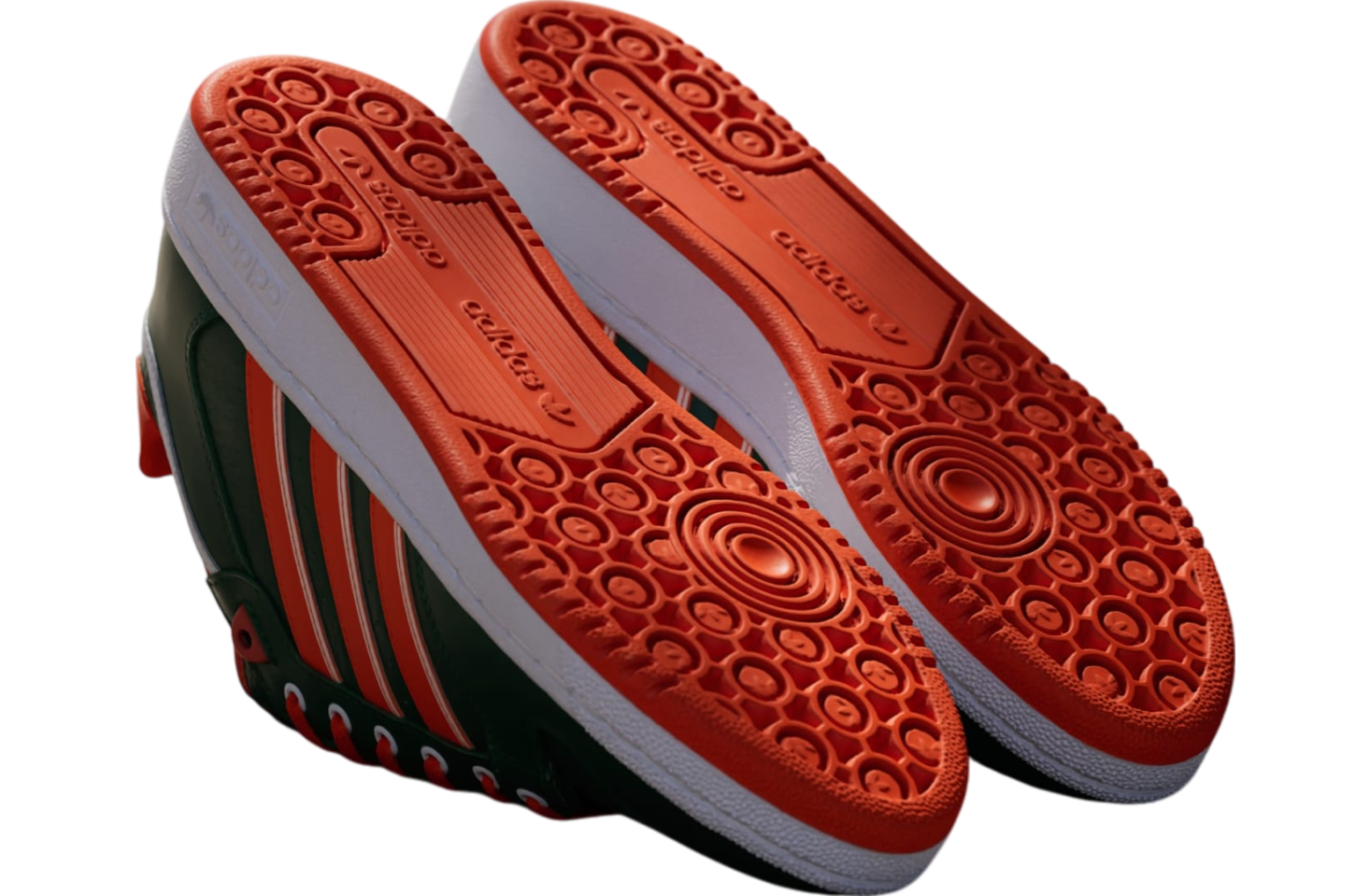 Adidas University of Miami Centennial RM Dark Green / Collegiate Orange