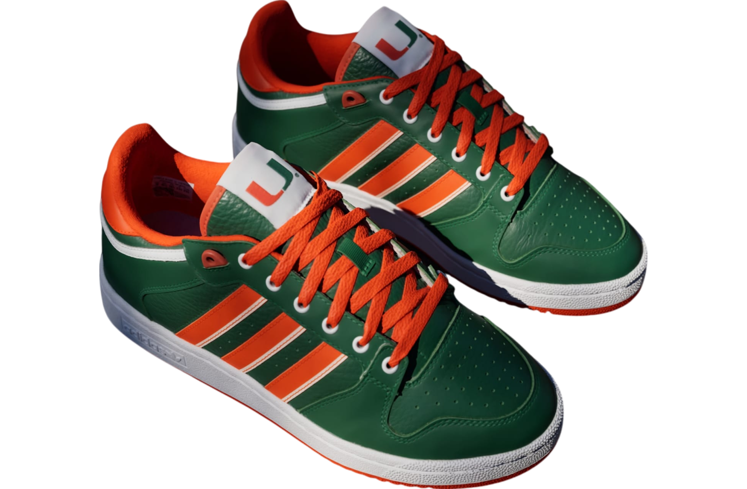 Adidas University of Miami Centennial RM Dark Green / Collegiate Orange