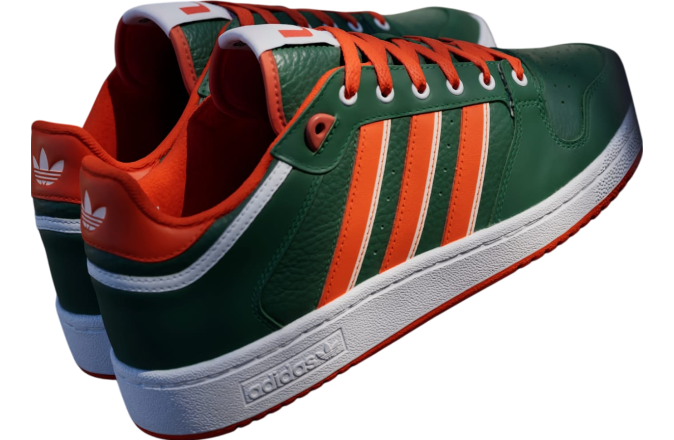 Adidas University of Miami Centennial RM Dark Green / Collegiate Orange