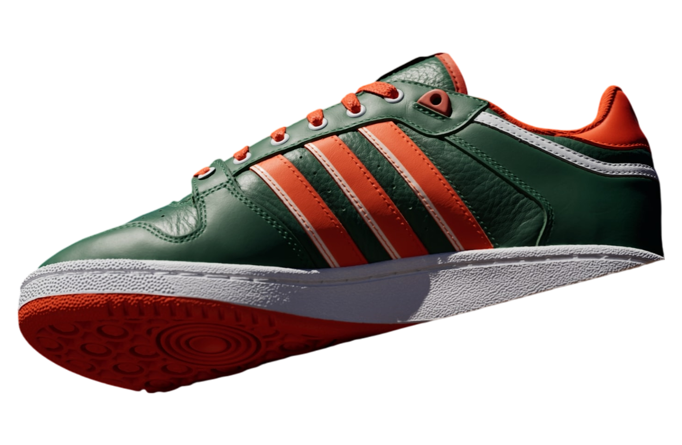 Adidas University of Miami Centennial RM Dark Green / Collegiate Orange