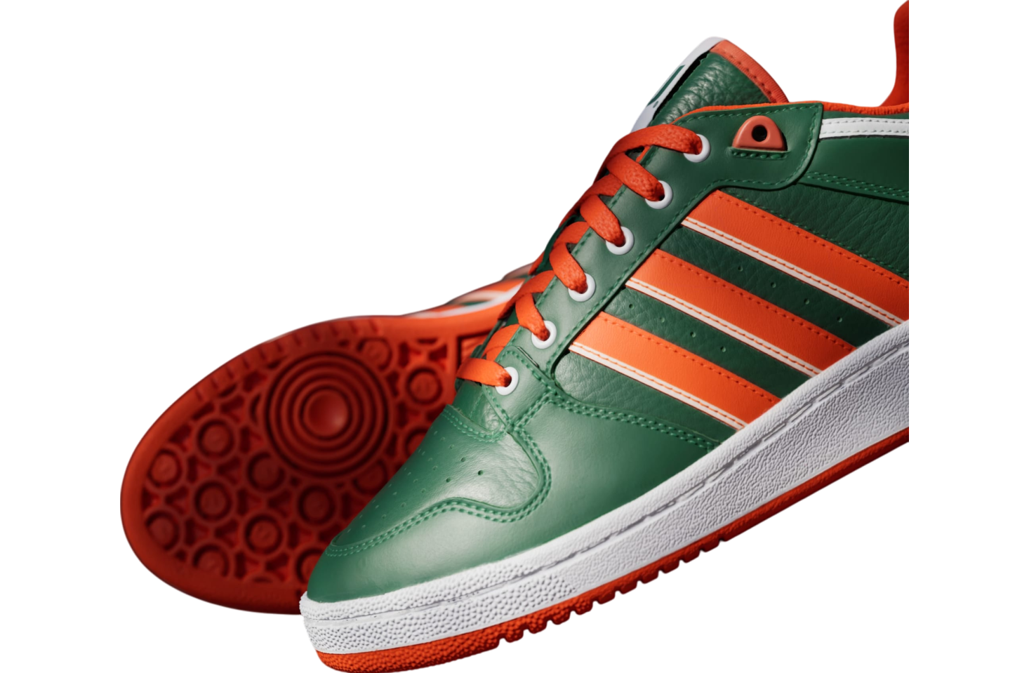 Adidas University of Miami Centennial RM Dark Green / Collegiate Orange