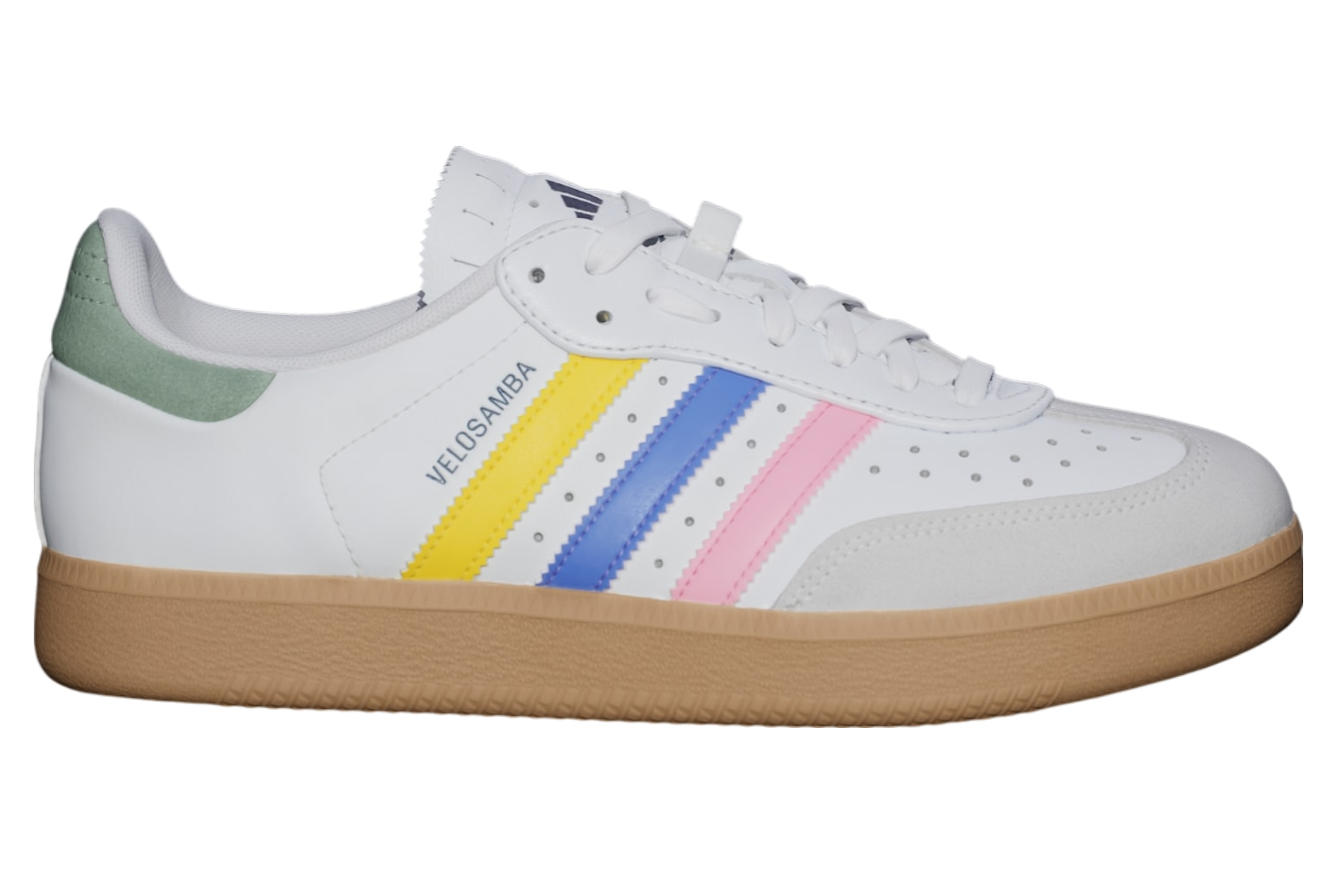 Adidas Velosamba Leather Cloud White / Cobalt Blue