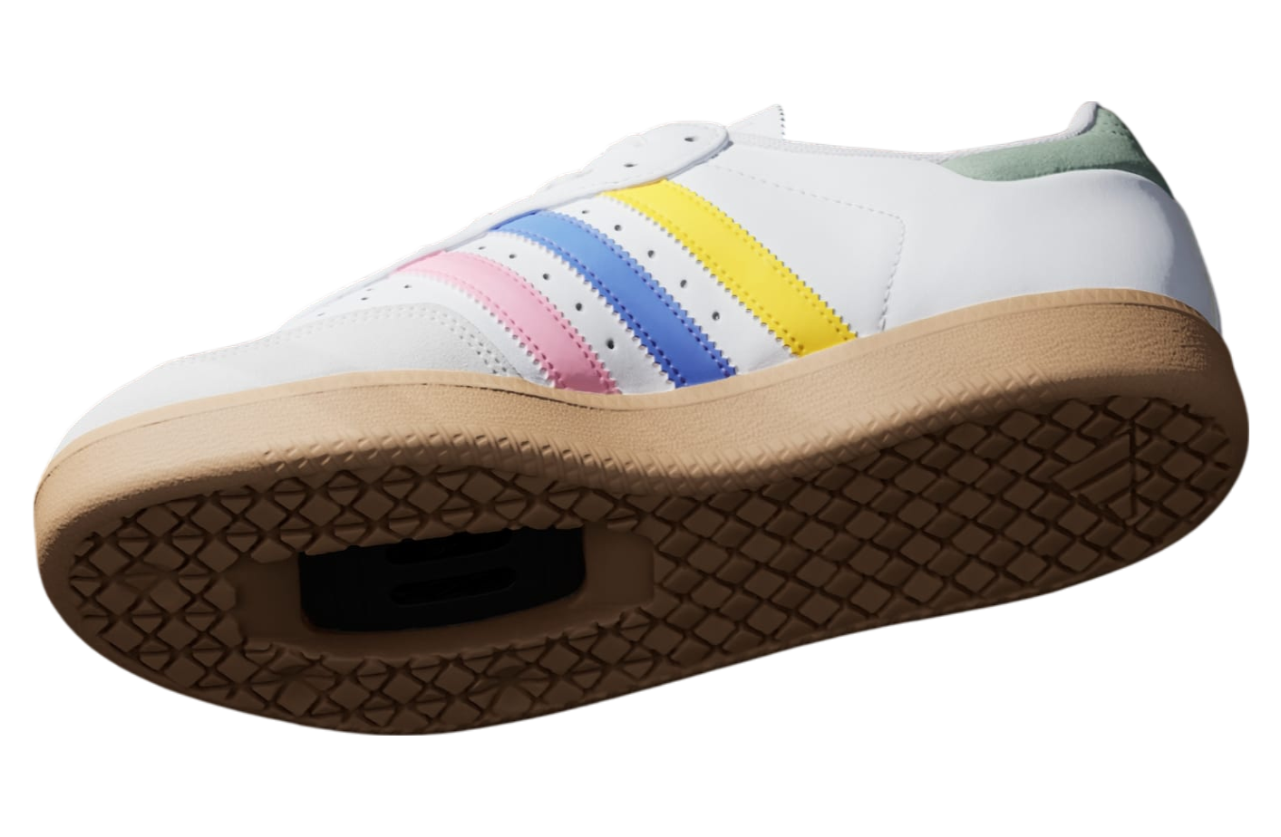 Adidas Velosamba Leather Cloud White / Cobalt Blue