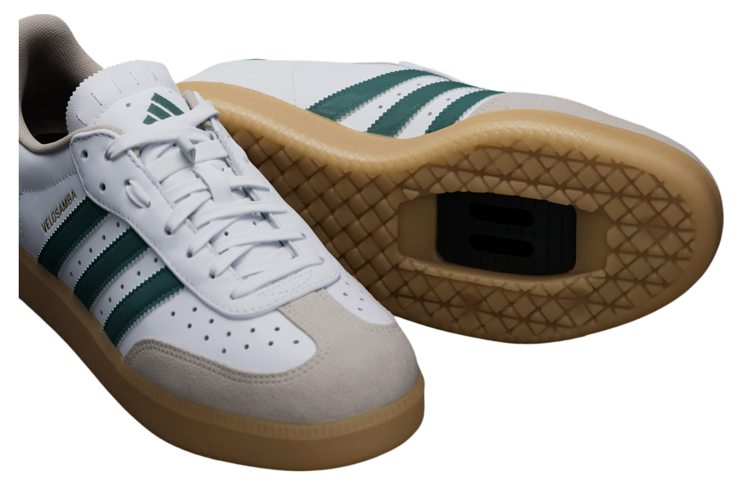Adidas Velosamba Leather Cloud White / Collegiate Green