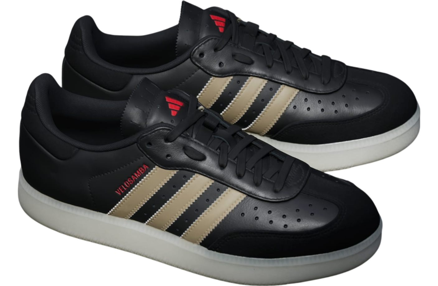 Adidas Velosamba Leather Core Black / Cyber Metallic