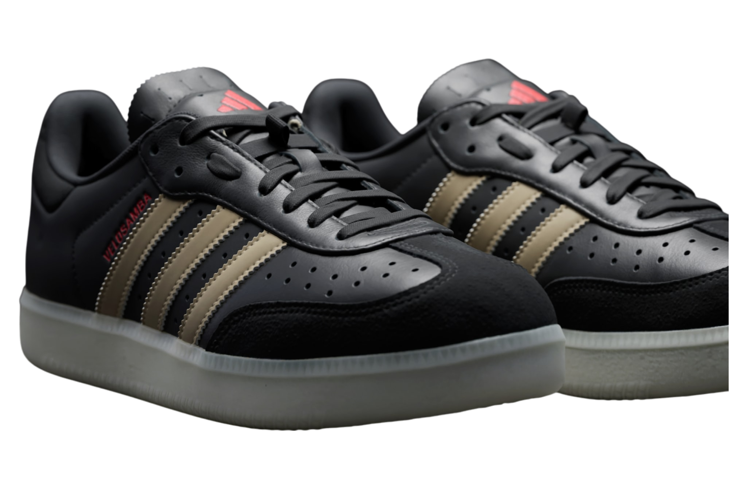 Adidas Velosamba Leather Core Black / Cyber Metallic