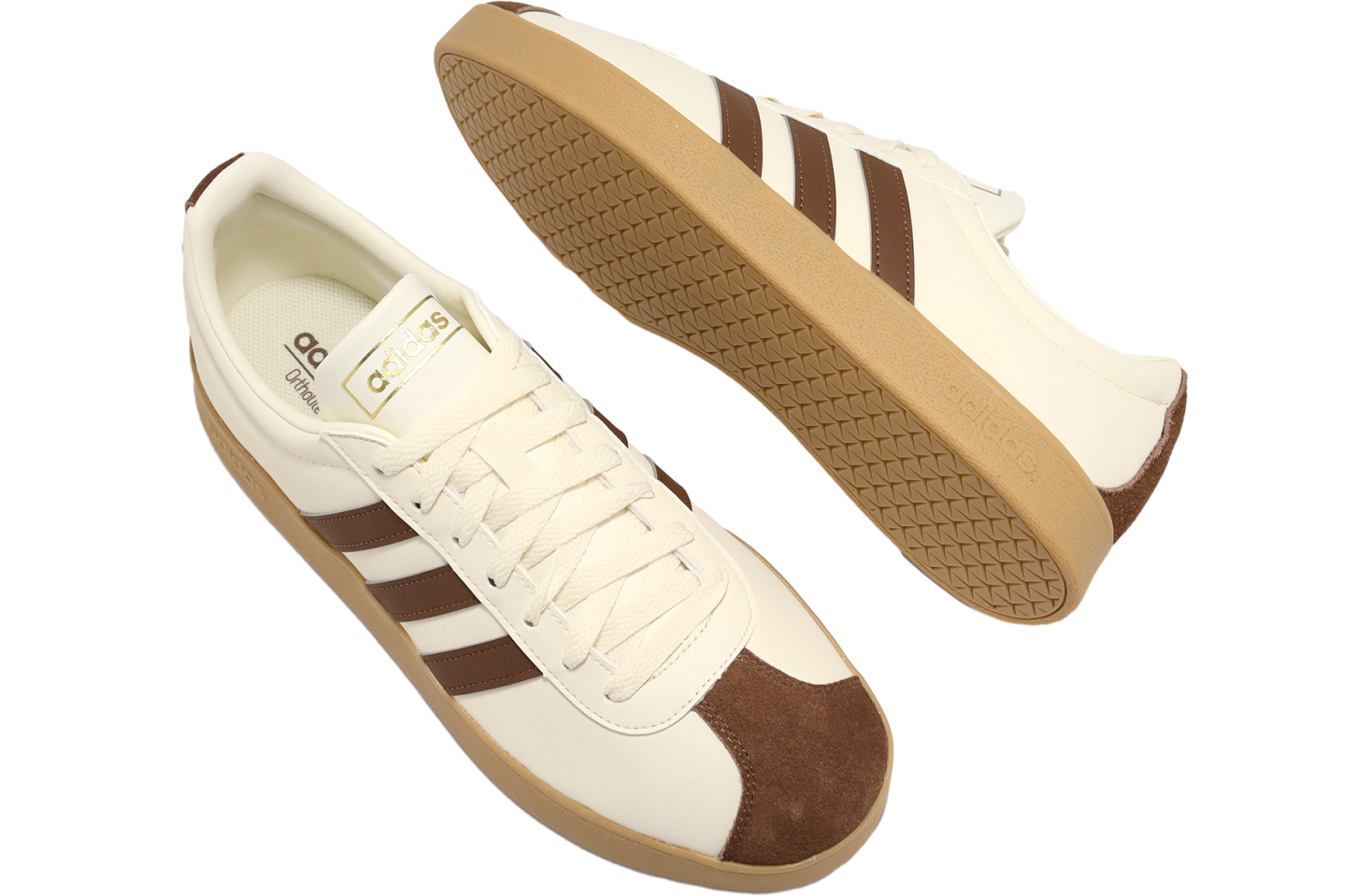Adidas VL Court 2.0 Cream / Brown - Nov 2023 - ID6016