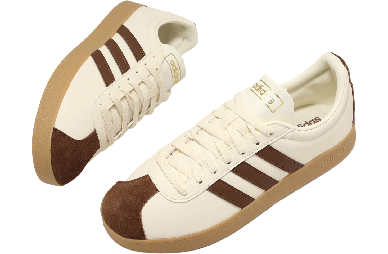 【アディダス】Adidas VL Court 2.0 Cream Brown ユニセックス VL Court 2.0 'Cream Brown Gum' - Adidas - ID6016 | Flight Club