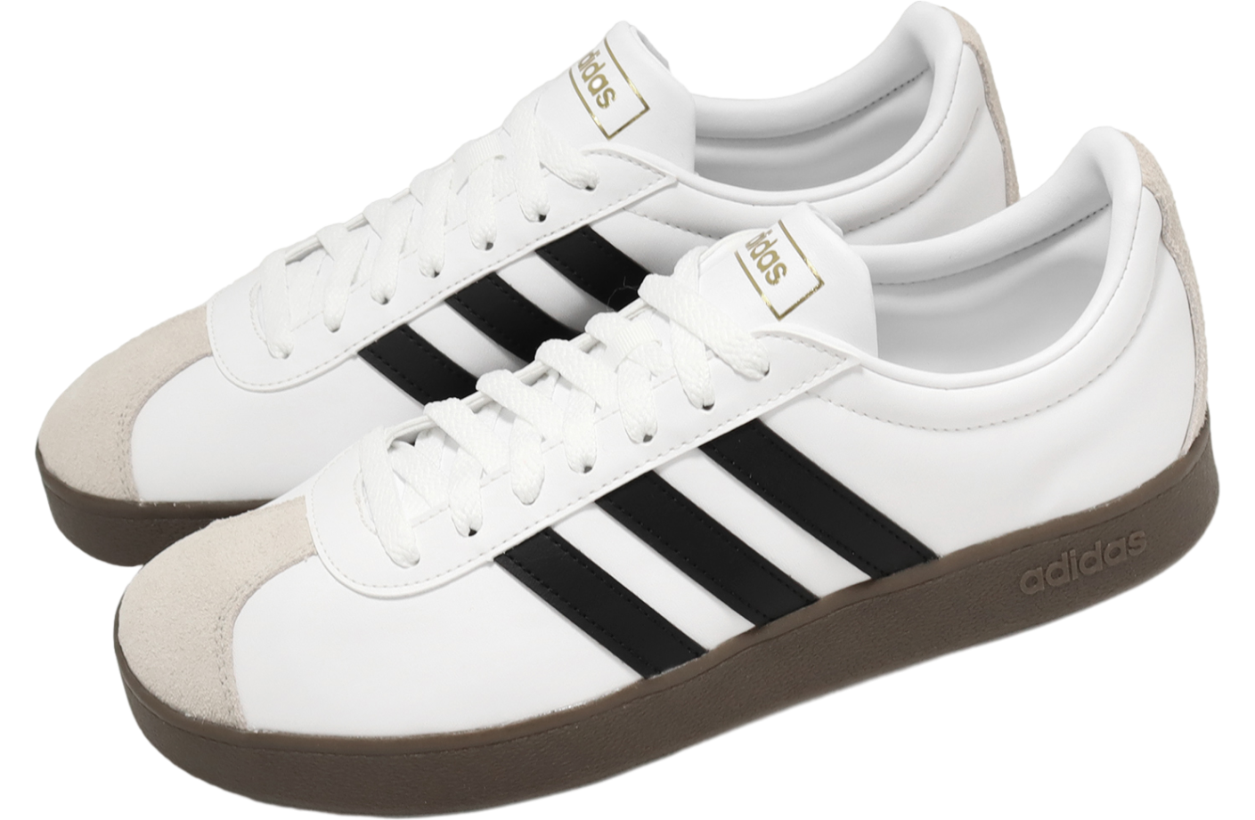 【無料郵送/関税込/正規品】 Adidas VL Court 2.0 Cream Brown I Adidas VL Court 2.0 Footwear White / Coreblack - Nov 2023
