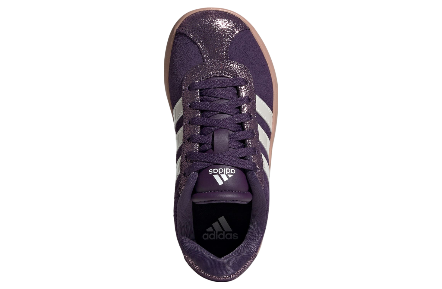 Adidas Vl Court 3.0 Gs Aurora Plum / Zero Metalic