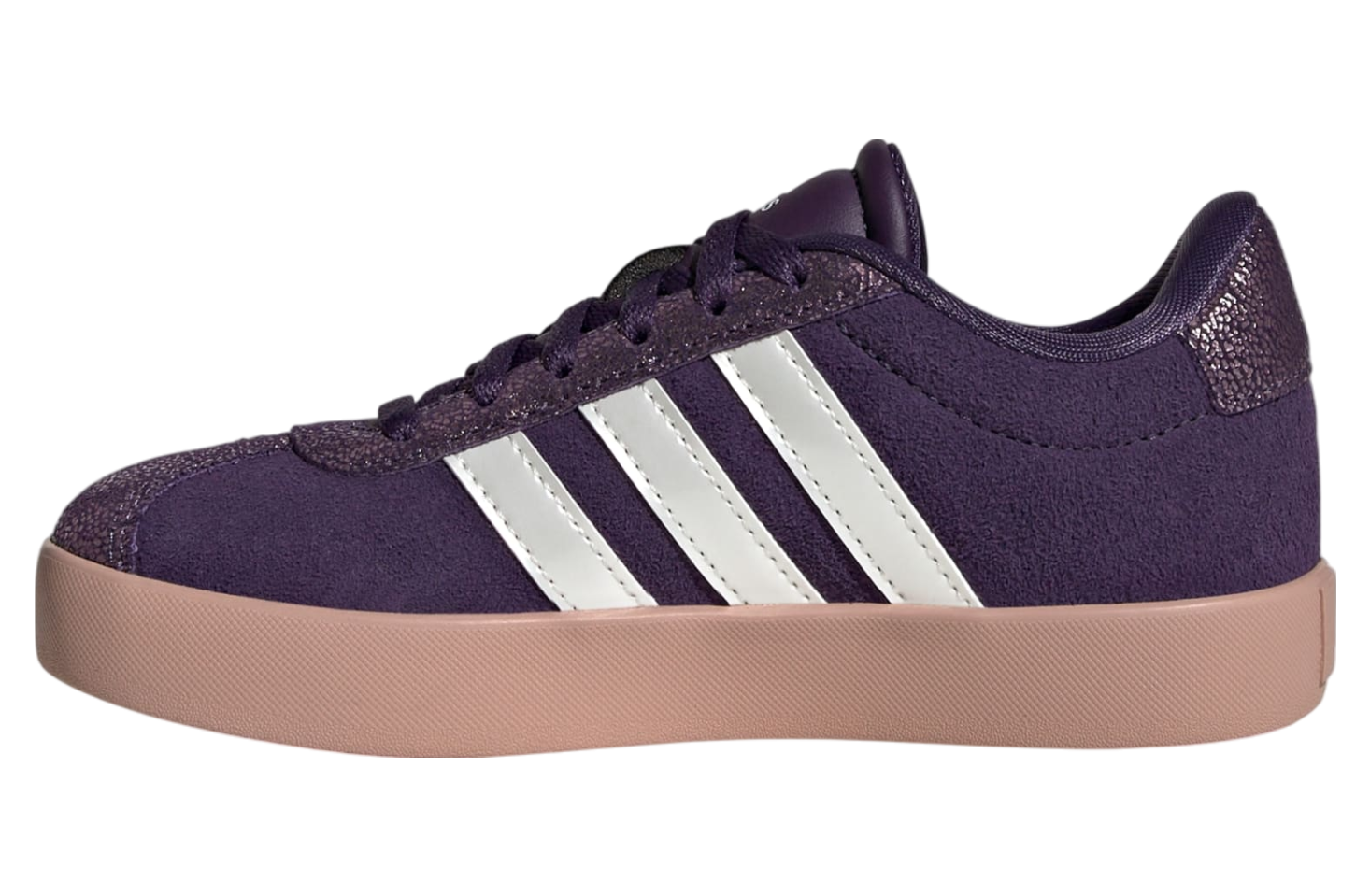 Adidas Vl Court 3.0 Gs Aurora Plum / Zero Metalic