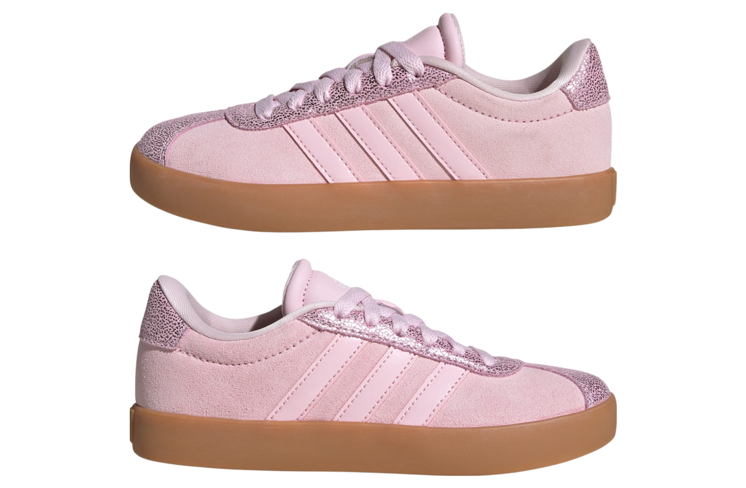 Adidas Vl Court 3.0 Gs Clear Pink / Gum