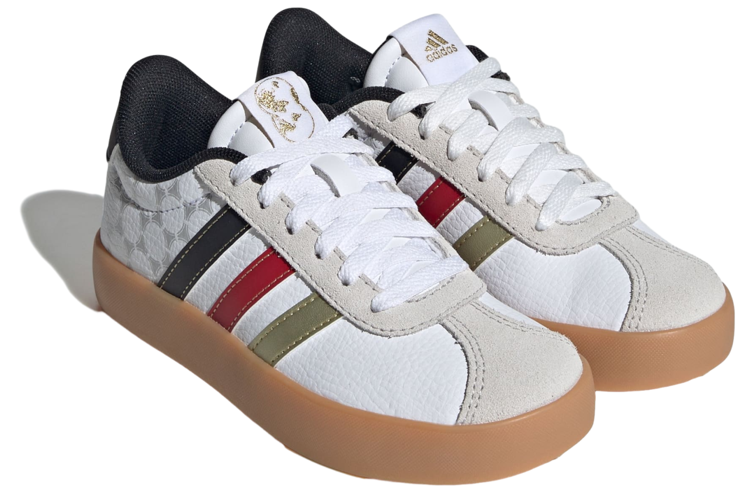 Adidas VL Court 3.0 GS Cloud White / Core Black / Gold Metallic