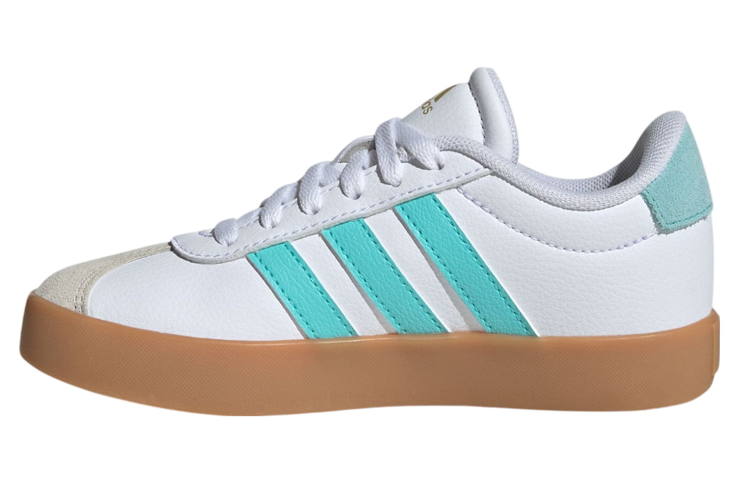 Adidas Vl Court 3.0 Gs Cloud White / Flash Aqua