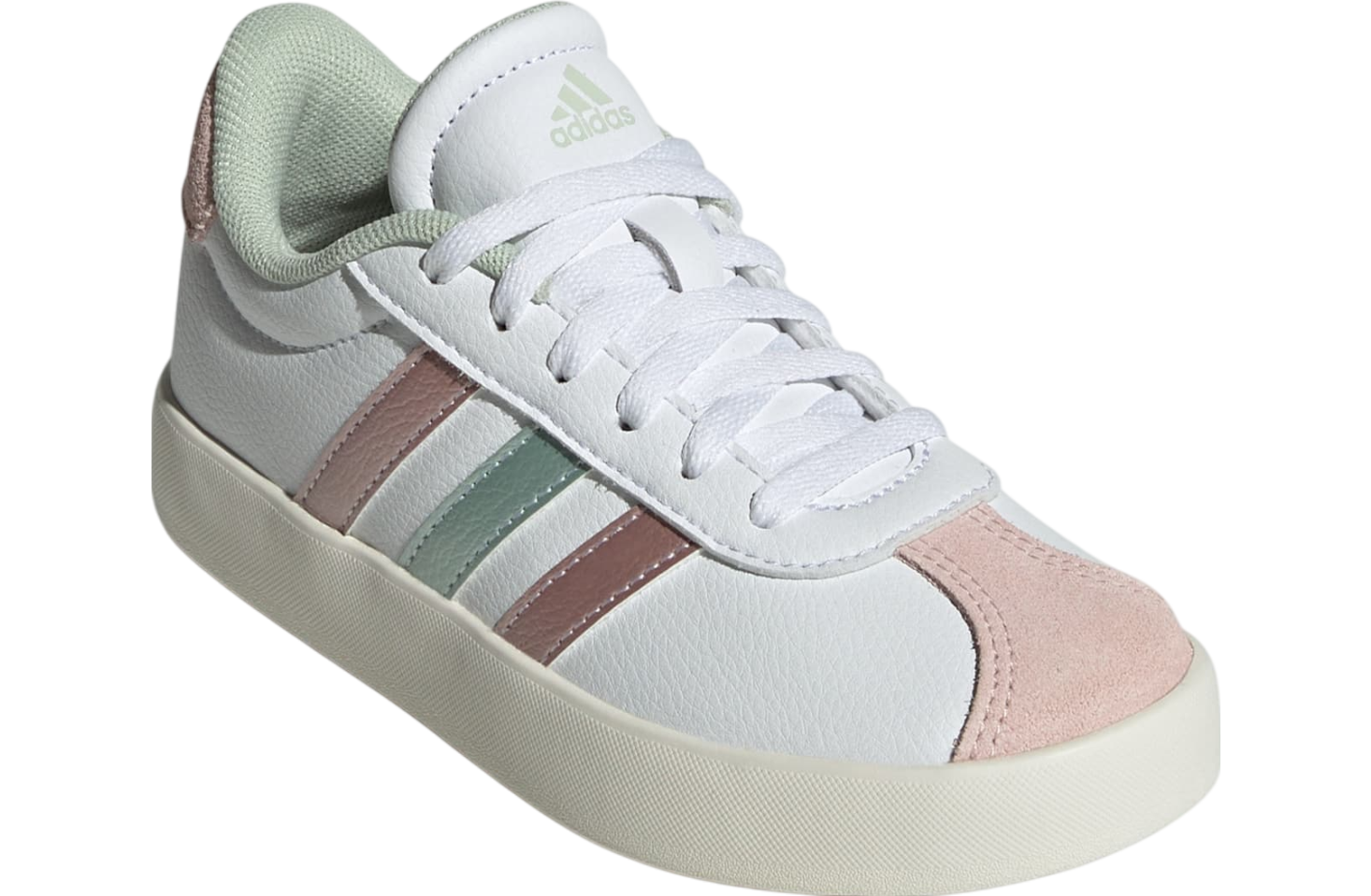 Adidas VL Court 3.0 GS Cloud White / Linen Green Met.