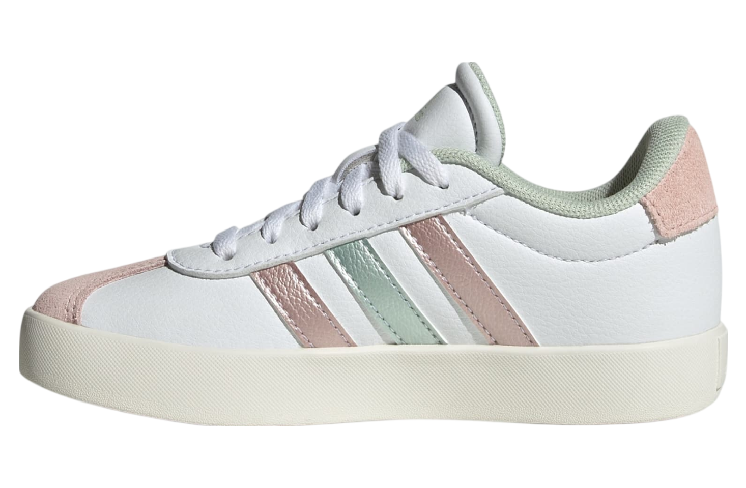 Adidas VL Court 3.0 GS Cloud White / Linen Green Met.