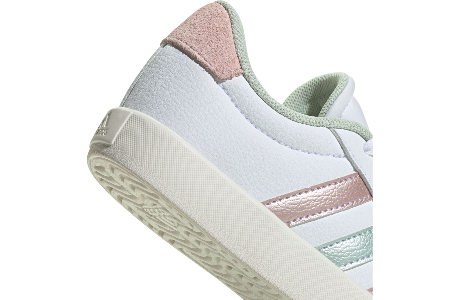 Adidas VL Court 3.0 GS Cloud White / Linen Green Met.