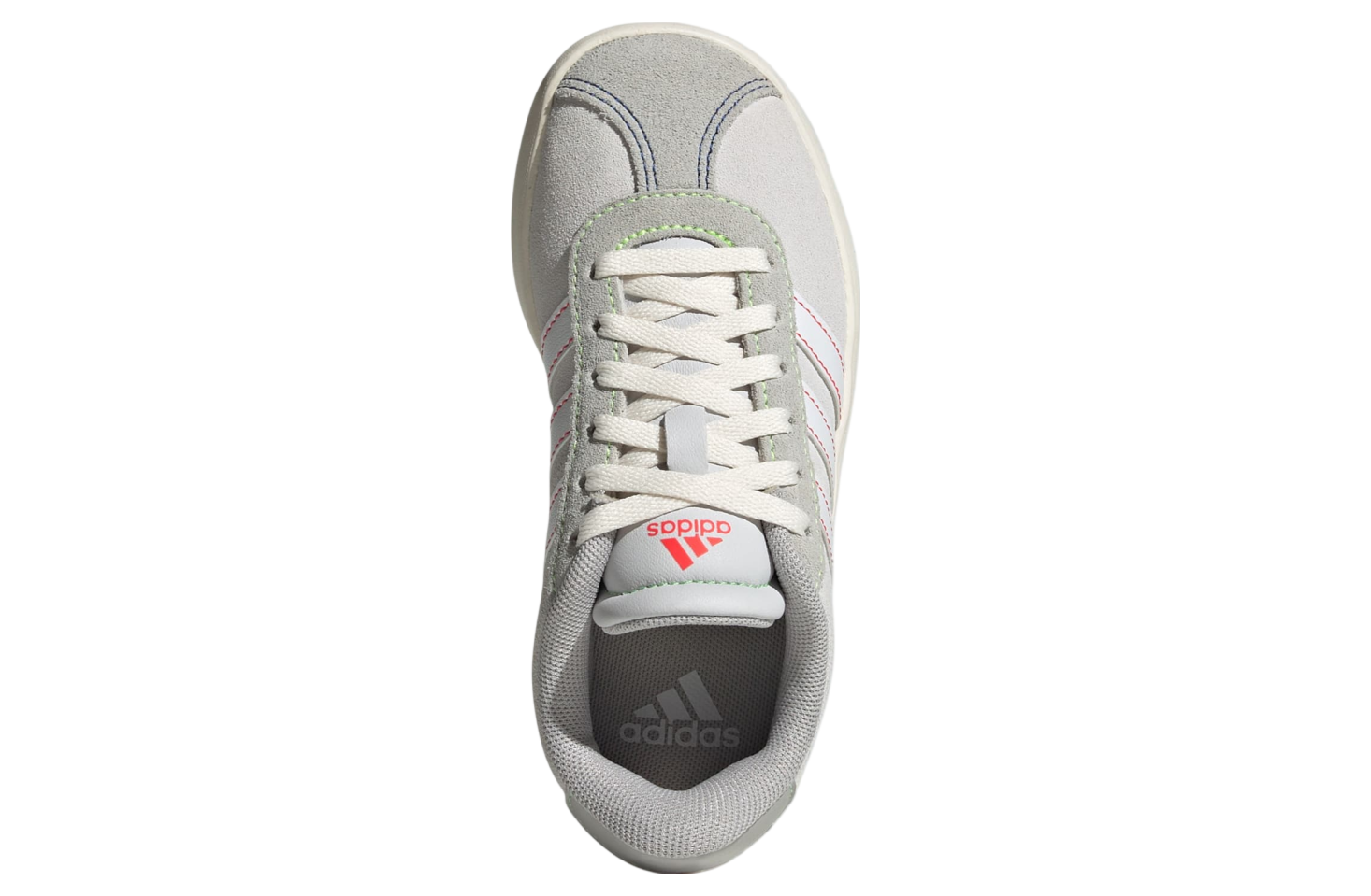 Adidas Vl Court 3.0 Gs Dash Grey / Cloud White