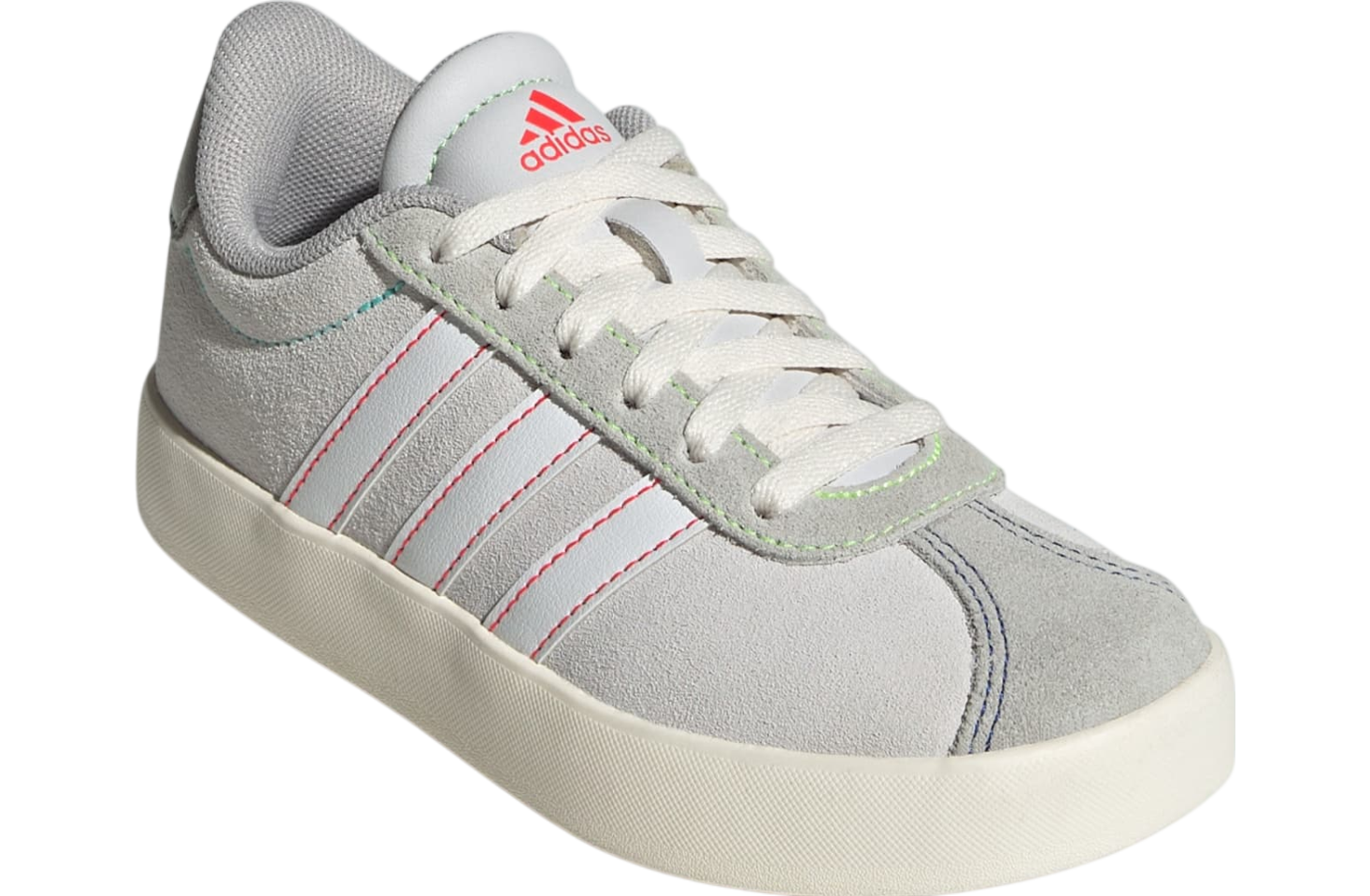 Adidas Vl Court 3.0 Gs Dash Grey / Cloud White