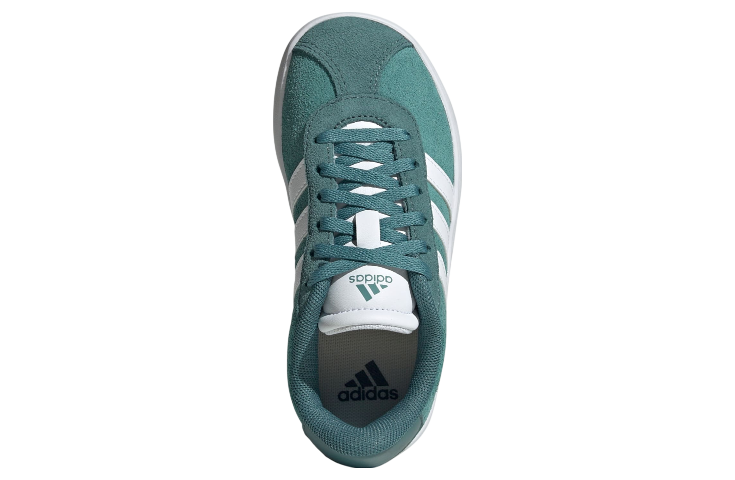 Adidas Vl Court 3.0 Gs Powder Teal / Cloud White