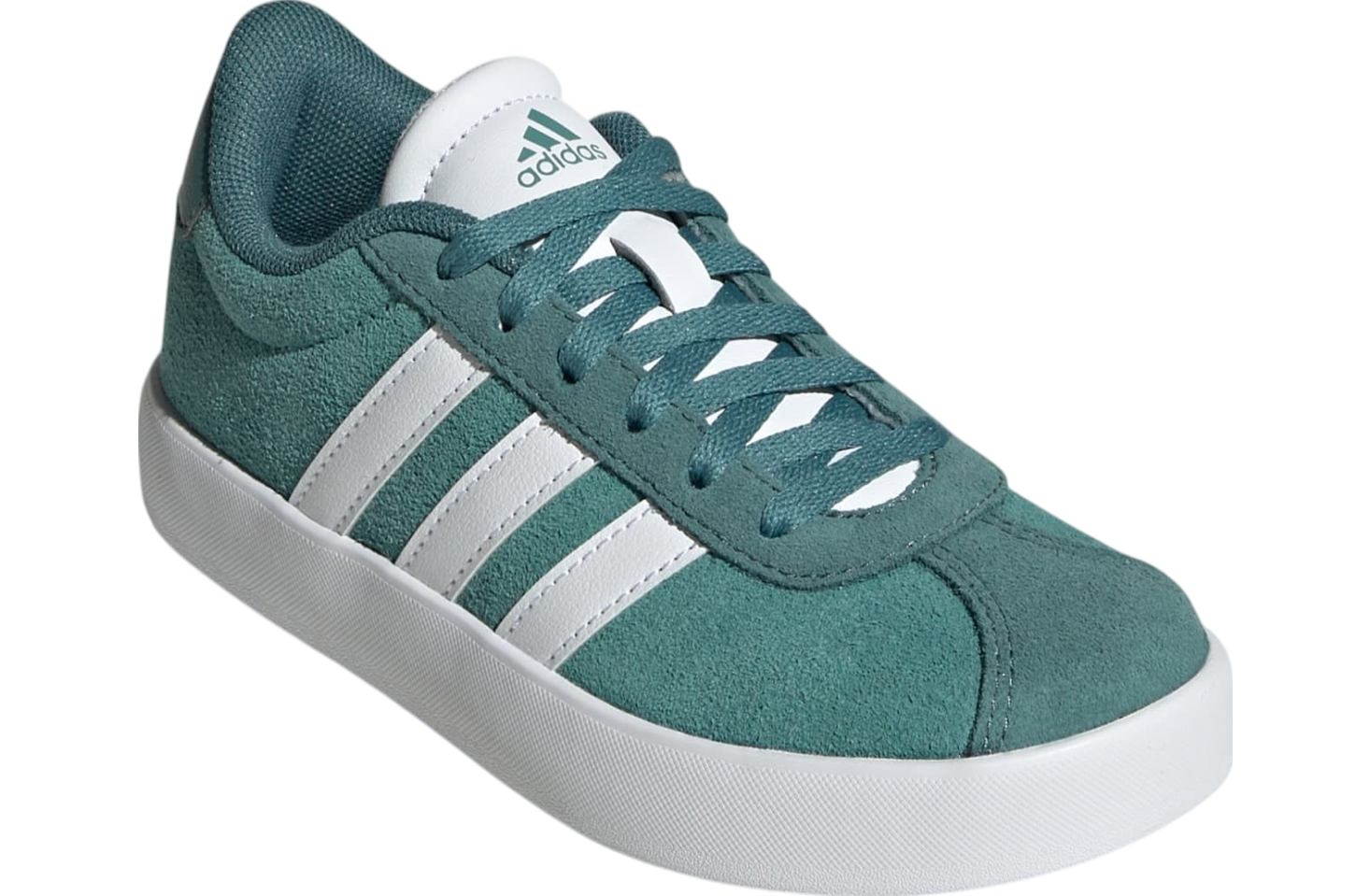 Adidas Vl Court 3.0 Gs Powder Teal / Cloud White