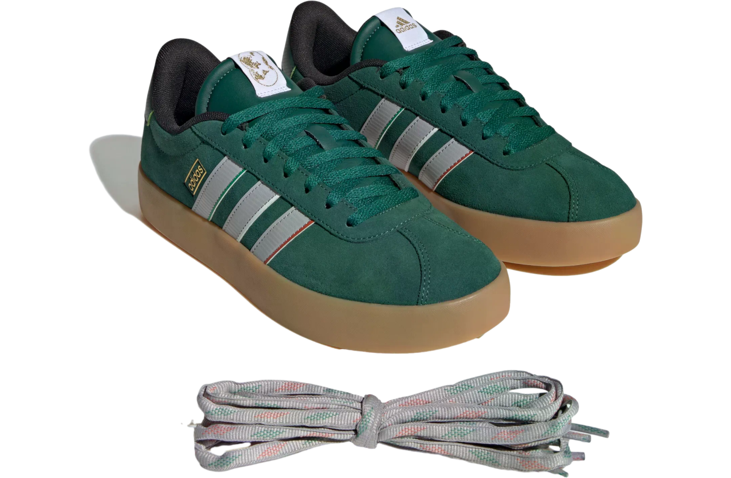 Adidas VL Court 3.0 Team Dark Green / Grey Two